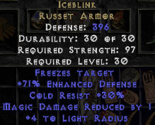 Upgraded Iceblink, Rosset Armor