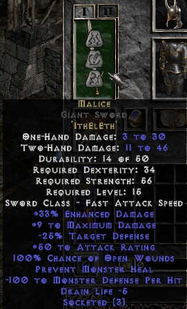 diablo 2 shield rune word necromancer