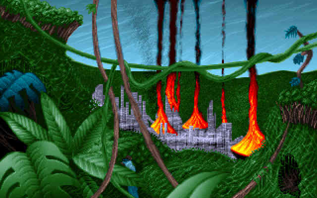 Screenshot of the destroyed Jaanosians base.